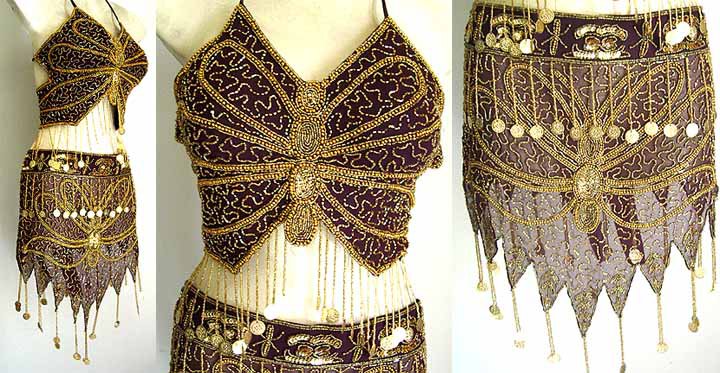 Belly Dance Costumes Black Dress A
