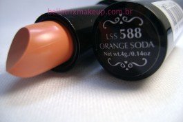 NYX ROUND LIPSTICK - ORANGE SODA (588) - NUDE PEACH - BN