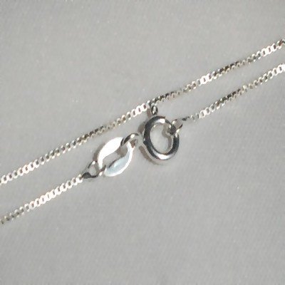 Sterling Silver box 18 inch 1 mm Neckchain