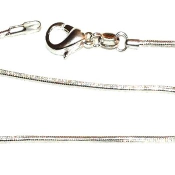 Sterling Silver 24 inch 1 mm Snake Neckchain