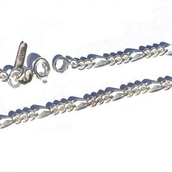 Sterling Silver 20 inch link neck chain necklace 3mm