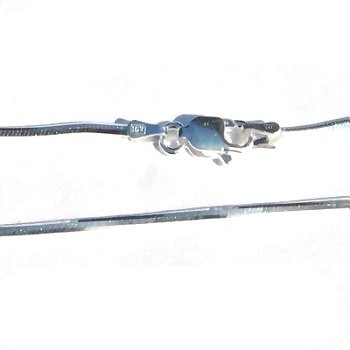 Sterling Silver 18 Inch 8 side 1 mm Snake Neck Chain