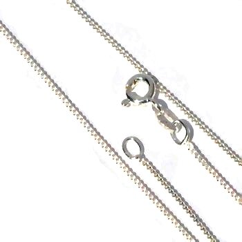 Sterling Silver 20 inch 1.2 mm Fine Link Chain