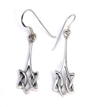 Sterling Silver Celtic Filigree Dangle Earring