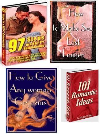 SEX, LOVE & ROMANCE 4 EBOOKS PACKAGE + RESELL RIGHTS