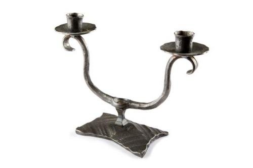 Handmade Forged Iron candlestick holder