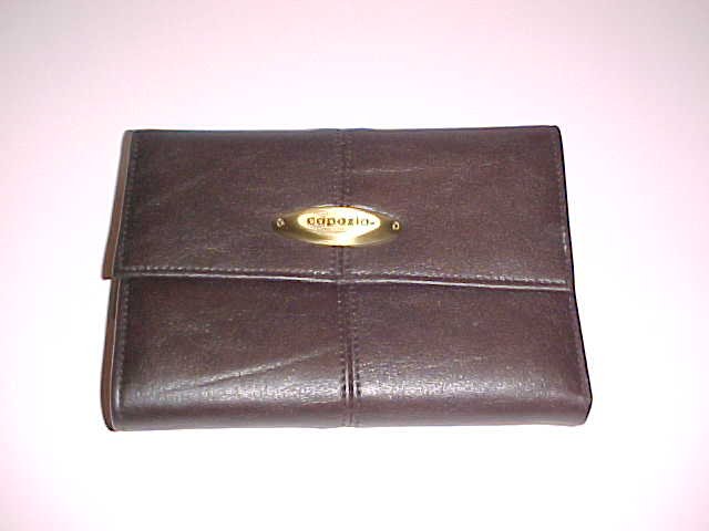 Women's Capezio Faux Leather Wallet (Dark Brown)