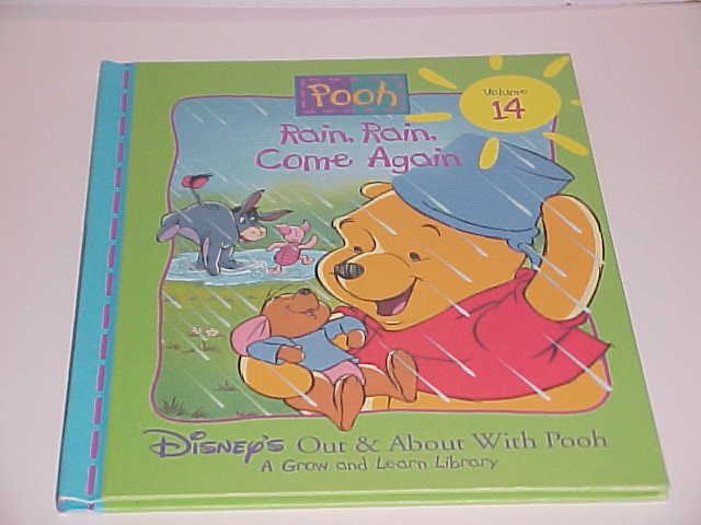 Disney's Out & About With Pooh: Rain Rain, Come Again Vol 14 by Ronald Kidd (1996, Hardcover)