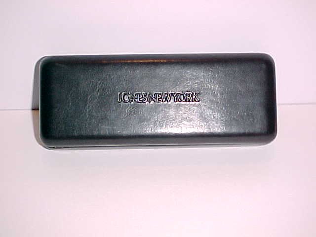 (SOLD) Jones New York Black Leather Eyeglass/Sunglasses Case