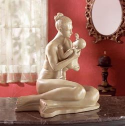 Mother and Child Statue
