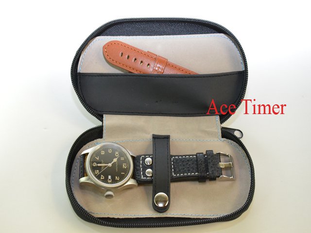 1 Watch Travel Pouch With One Strap Storage Case Box