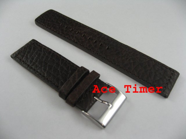 22mm Brown MegaStrap Vintage Pilot Watch Strap Band