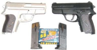 2 Pack P618 Airsoft with Case Airsoft Guns air soft FREE SHIPPING 2 guns 2 clips