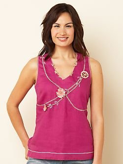 Jjill Modern Floral Tank - NWT - Sz M
