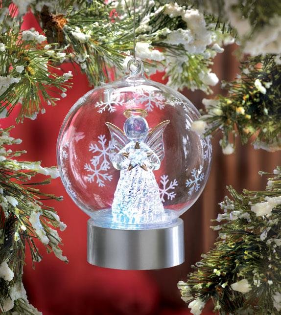 LED Angel Globe Ornament