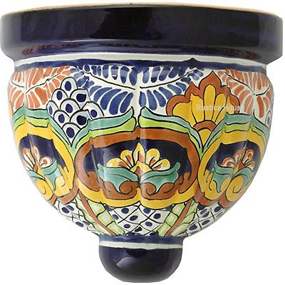 mexican talavera pottery sconce