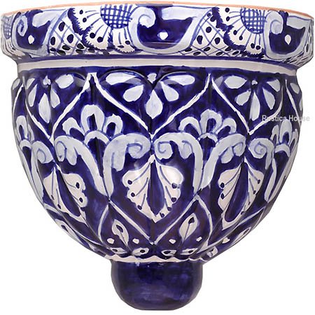 mexican talavera pottery sconce