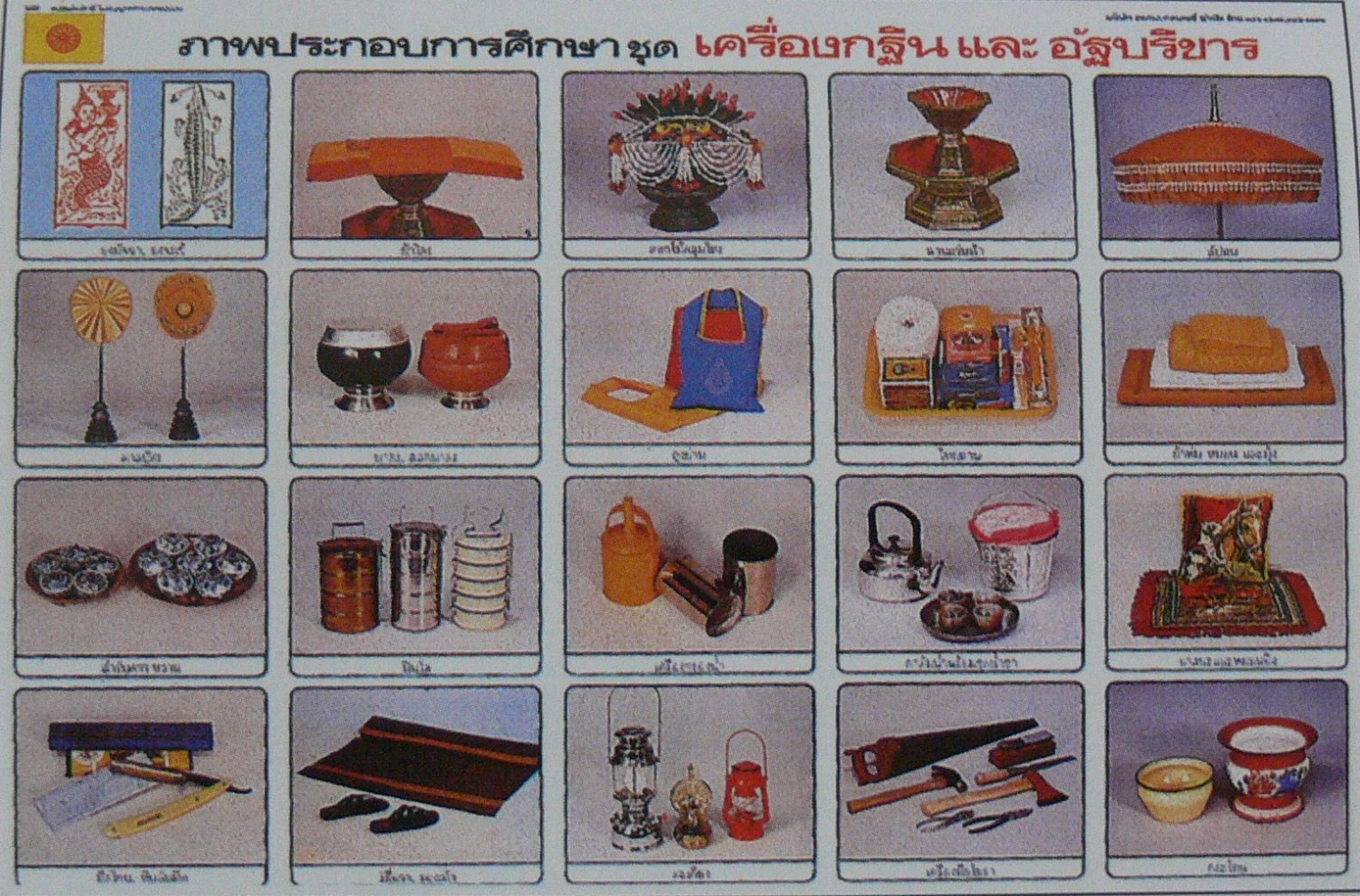 Basic Buddha Buddhist Monk Education Nirvana Ecstacy Poster Thai 8 Necessities