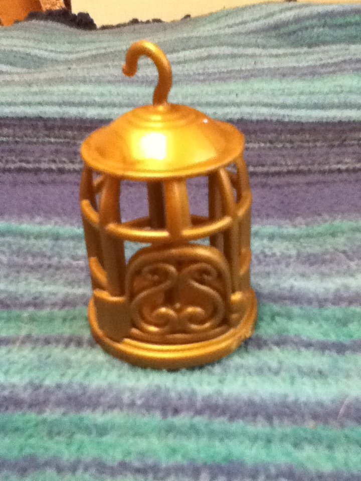 Small Plastic Toy Bird Cage