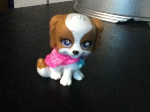 Polly Pocket Pet Dog (Puppy Gem Eyes Mattel)