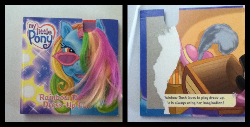 MLP Rainbow Dash Dress Up Fun Book
