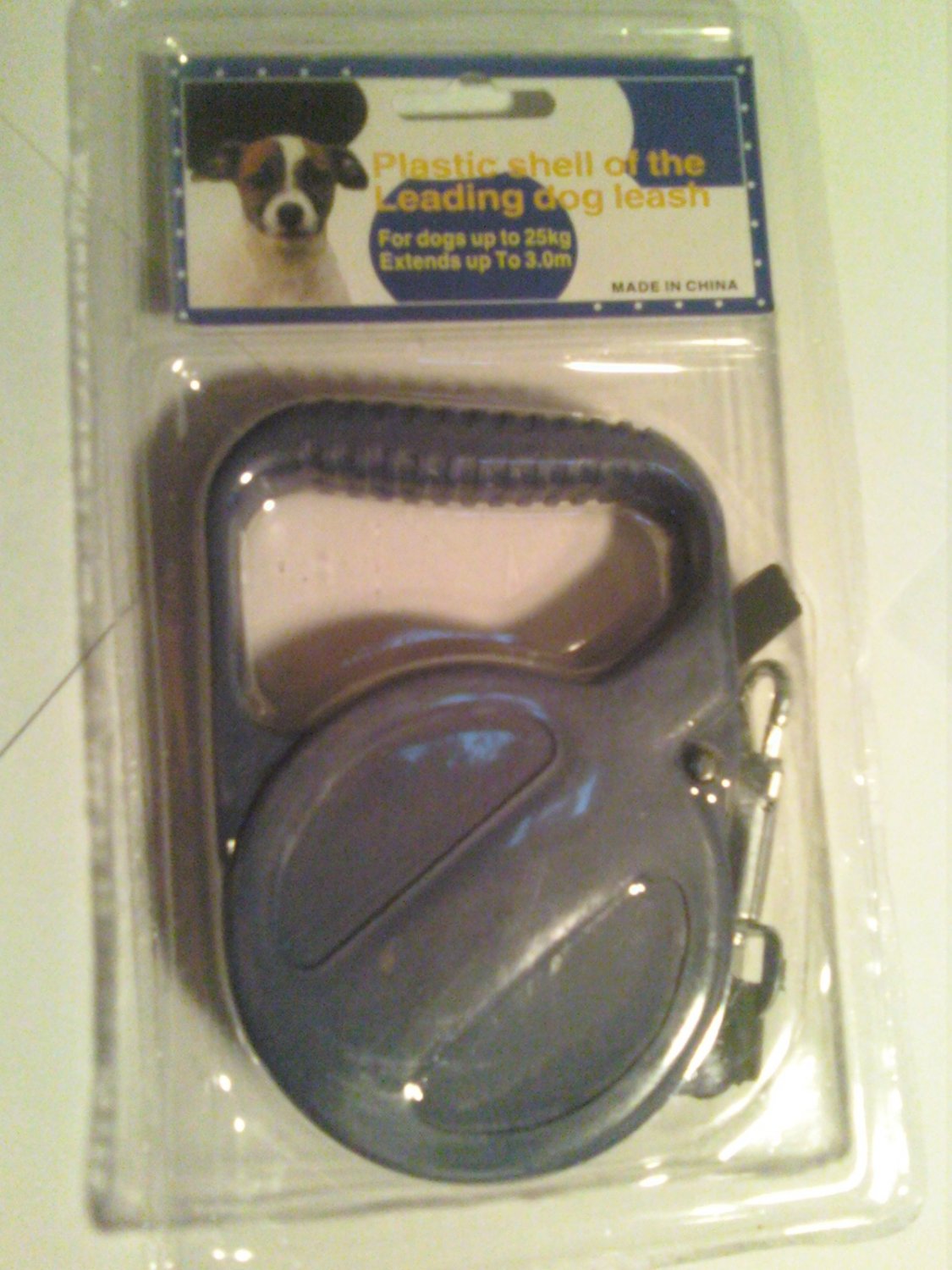 9' Retractable Dog Leash (Small dog, Blue)