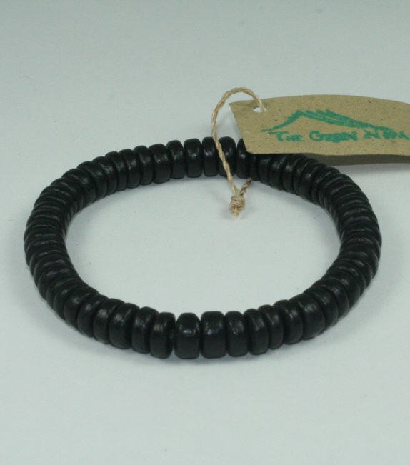 Black Beaded Bracelet