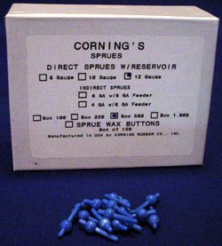 2310 Direct Sprues with Reservior Corning 12ga 250 qty