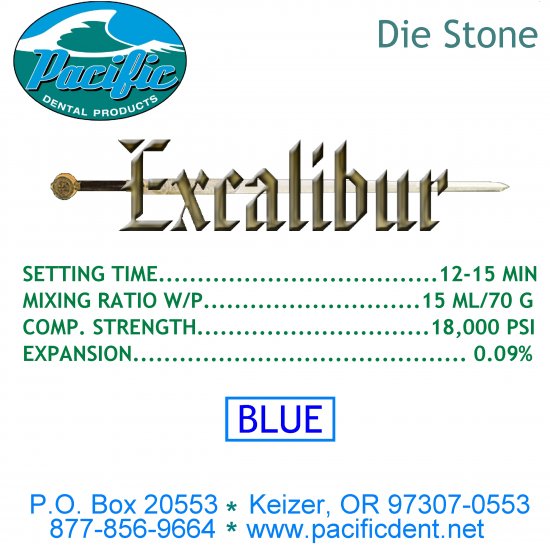 Blue Excalibur Model Stone 25 lbs.