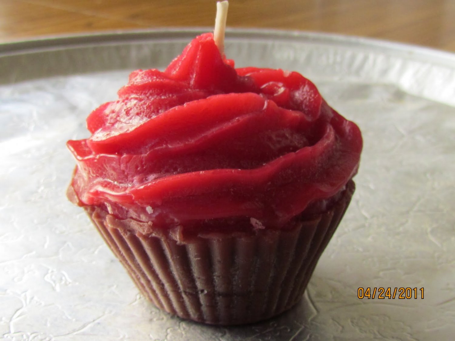 Red Velvet Cupcake Candle