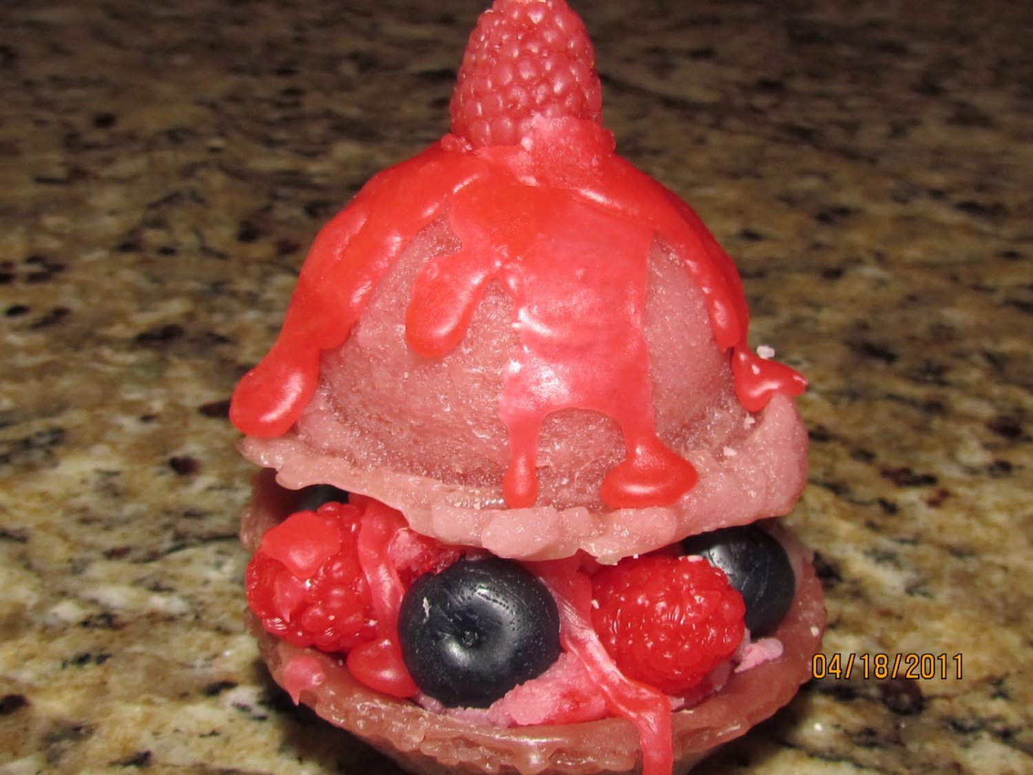Very Berry Sundae Candle