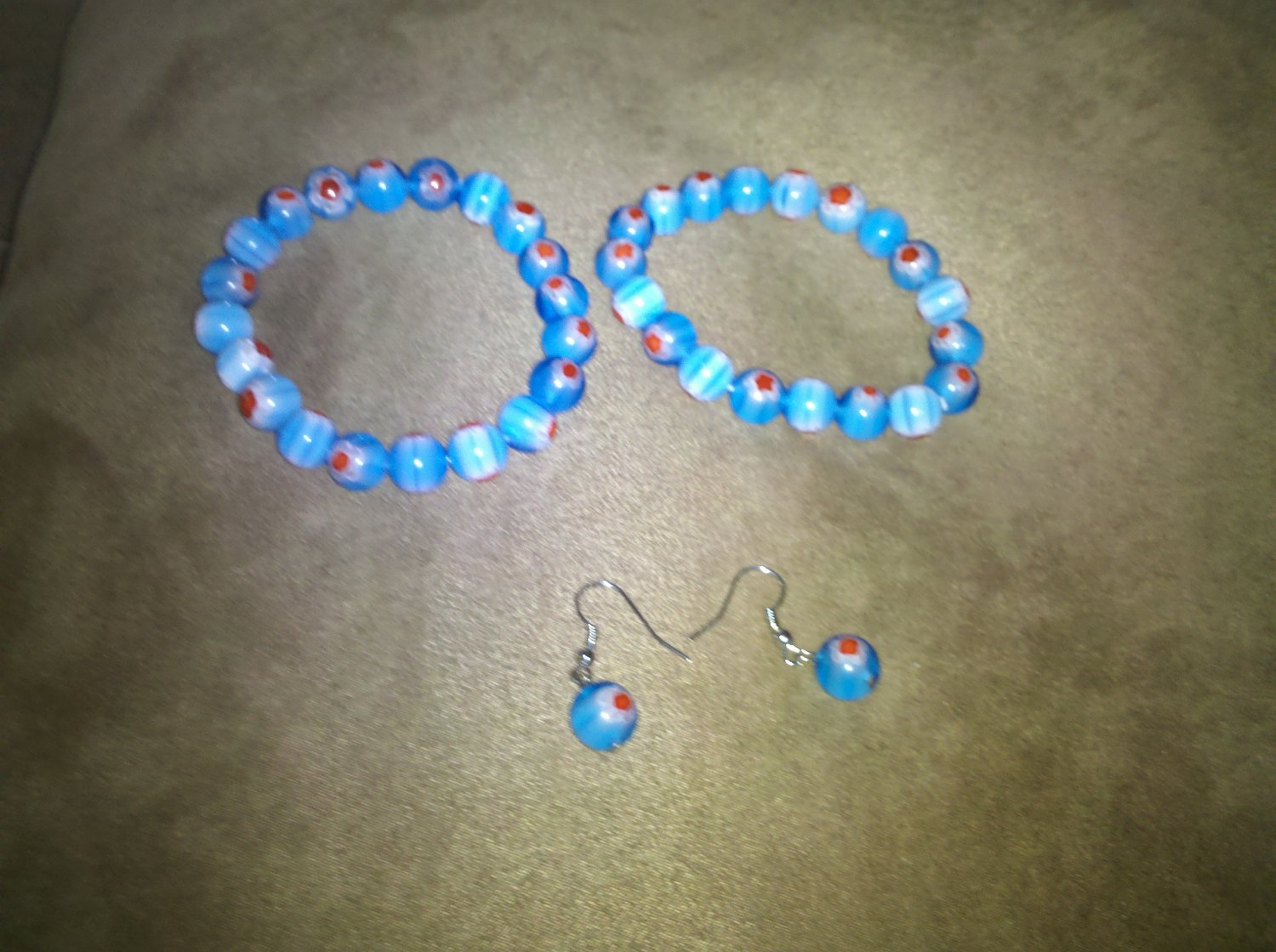 Flowers in the Sky Bracelet and Earring Set