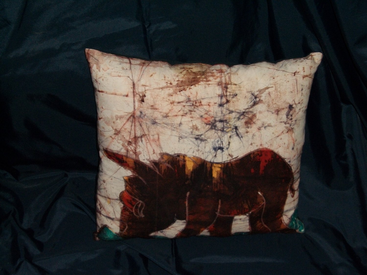 HAND DYED/HANDCRAFTED ACCENT PILLOW