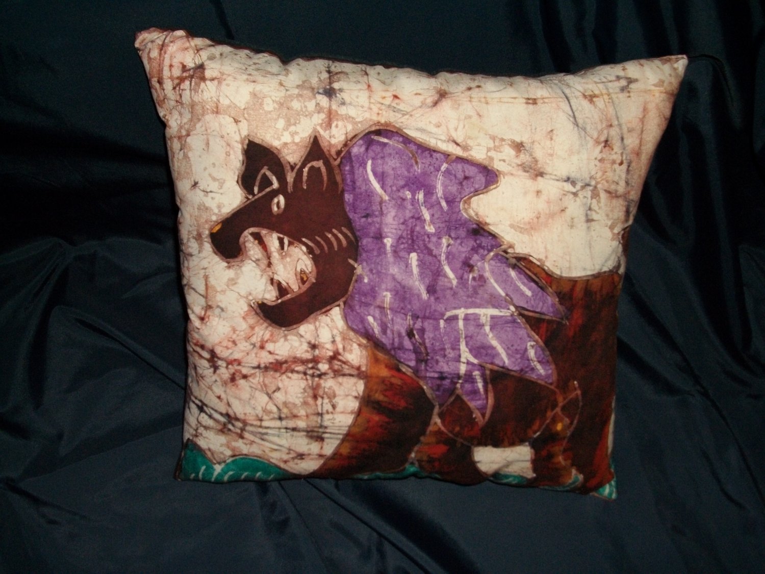 HAND DYED/HANDCRAFTED ACCENT PILLOW