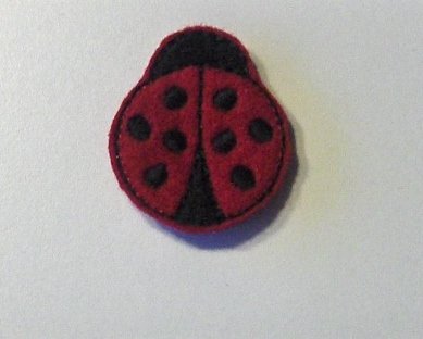 Ladybug Felt Clippie set
