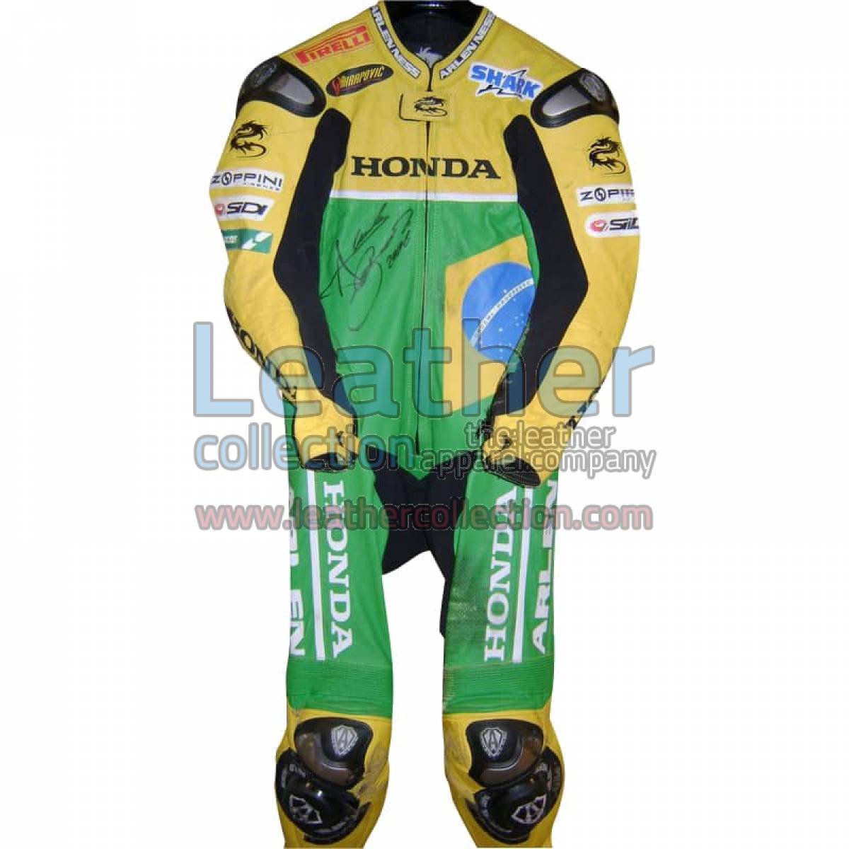 Alex Barros 2006 WSBK Klaffi Honda Leathers