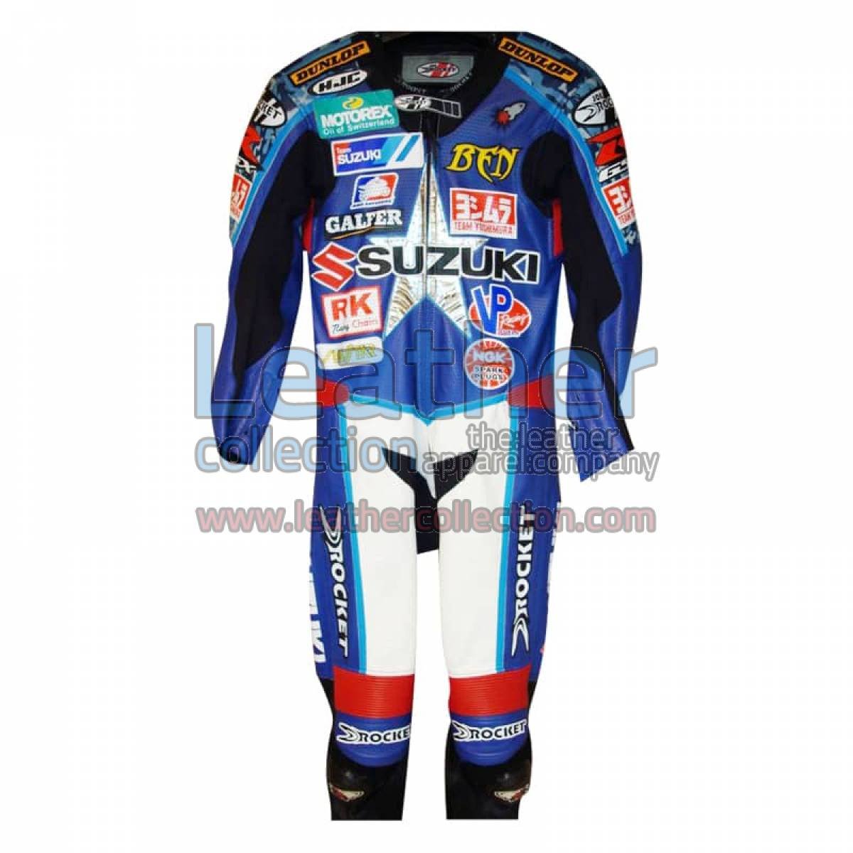 Ben Spies American Suzuki Leathers 2005 AMA