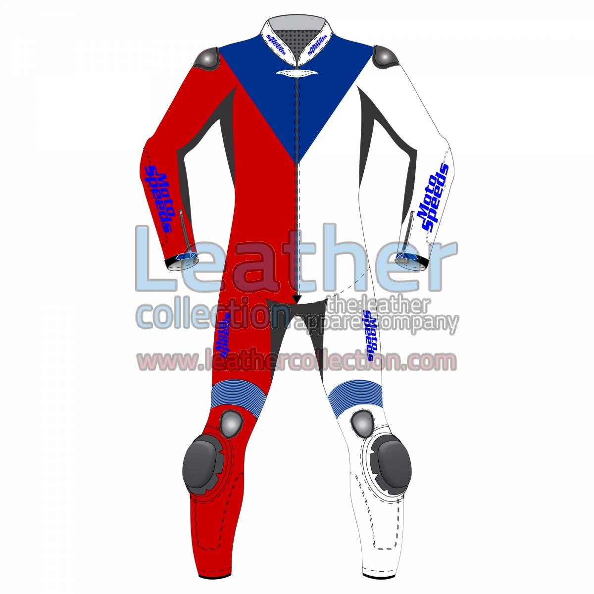 Czech Republic Flag Moto Leathers