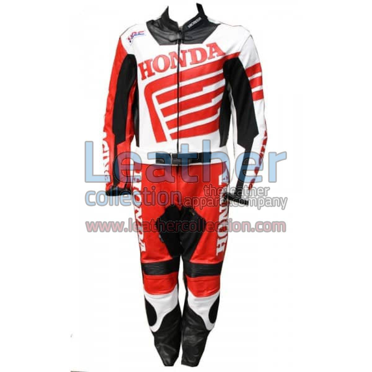 Honda Motorbike Racing Leather Suit