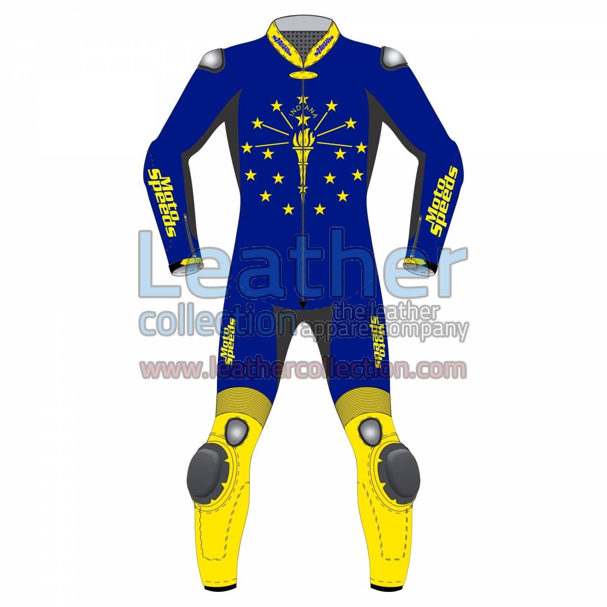 Indiana Flag Motorbike Racing Suit