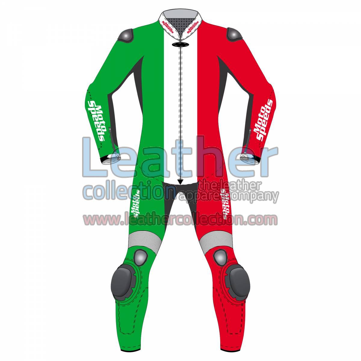 Italy Flag Moto Suit