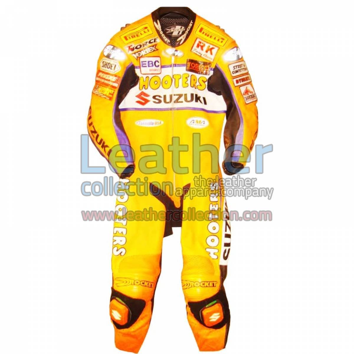 Larry Pegram Suzuki AMA Motorcycle Leathers