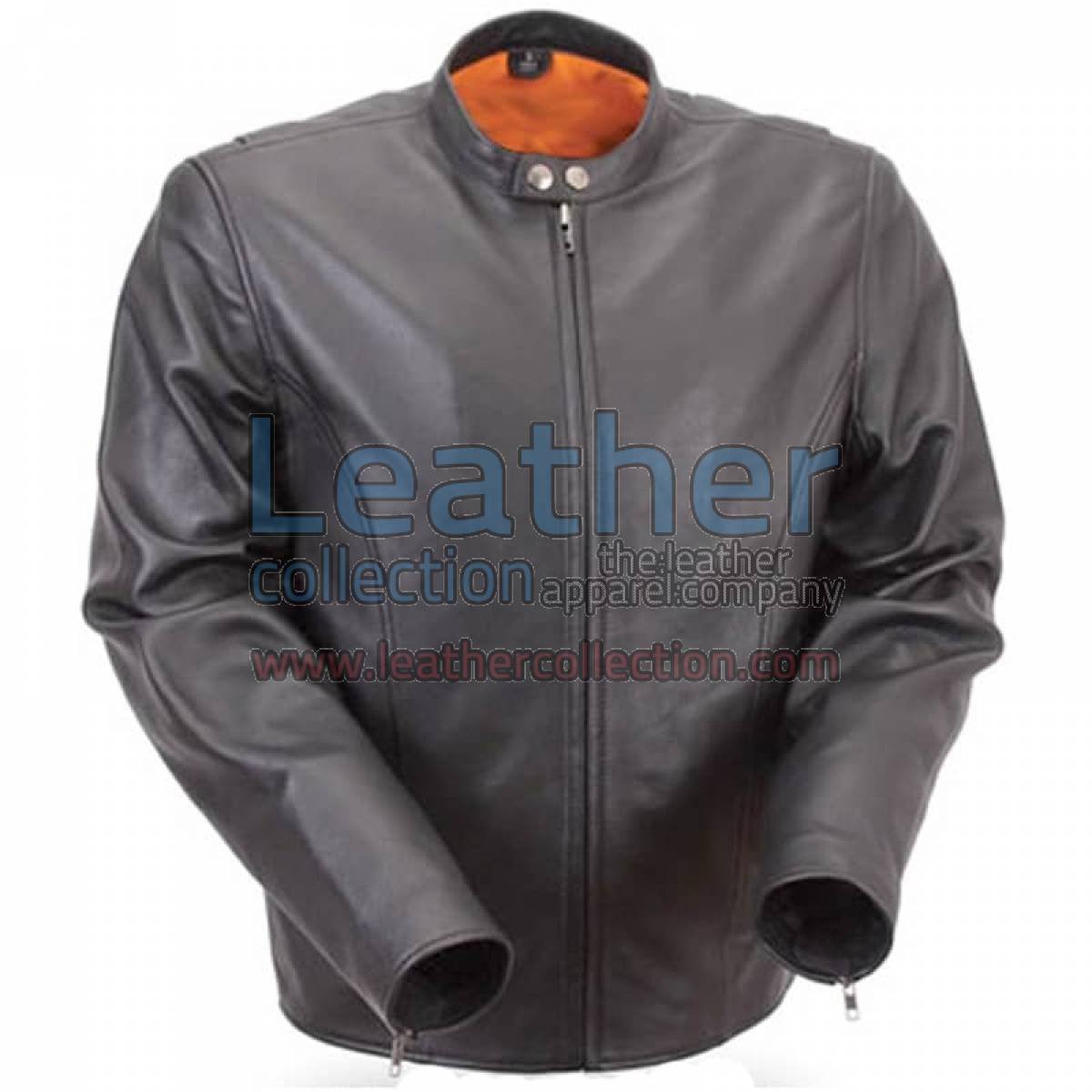 Lightweight Summer Leather Motorcycle Jacket