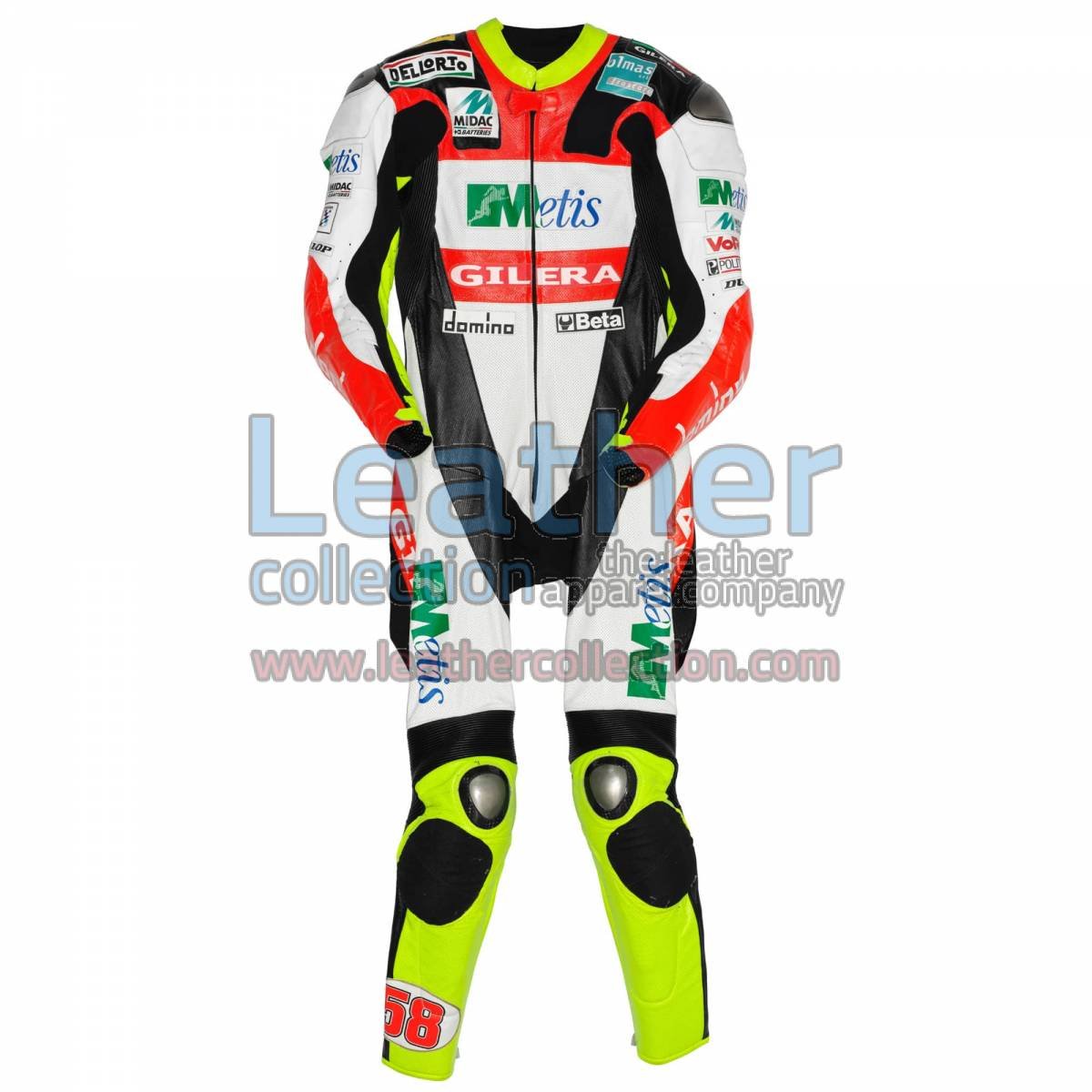 Marco Simoncelli Gilera GP 2008 Leathers