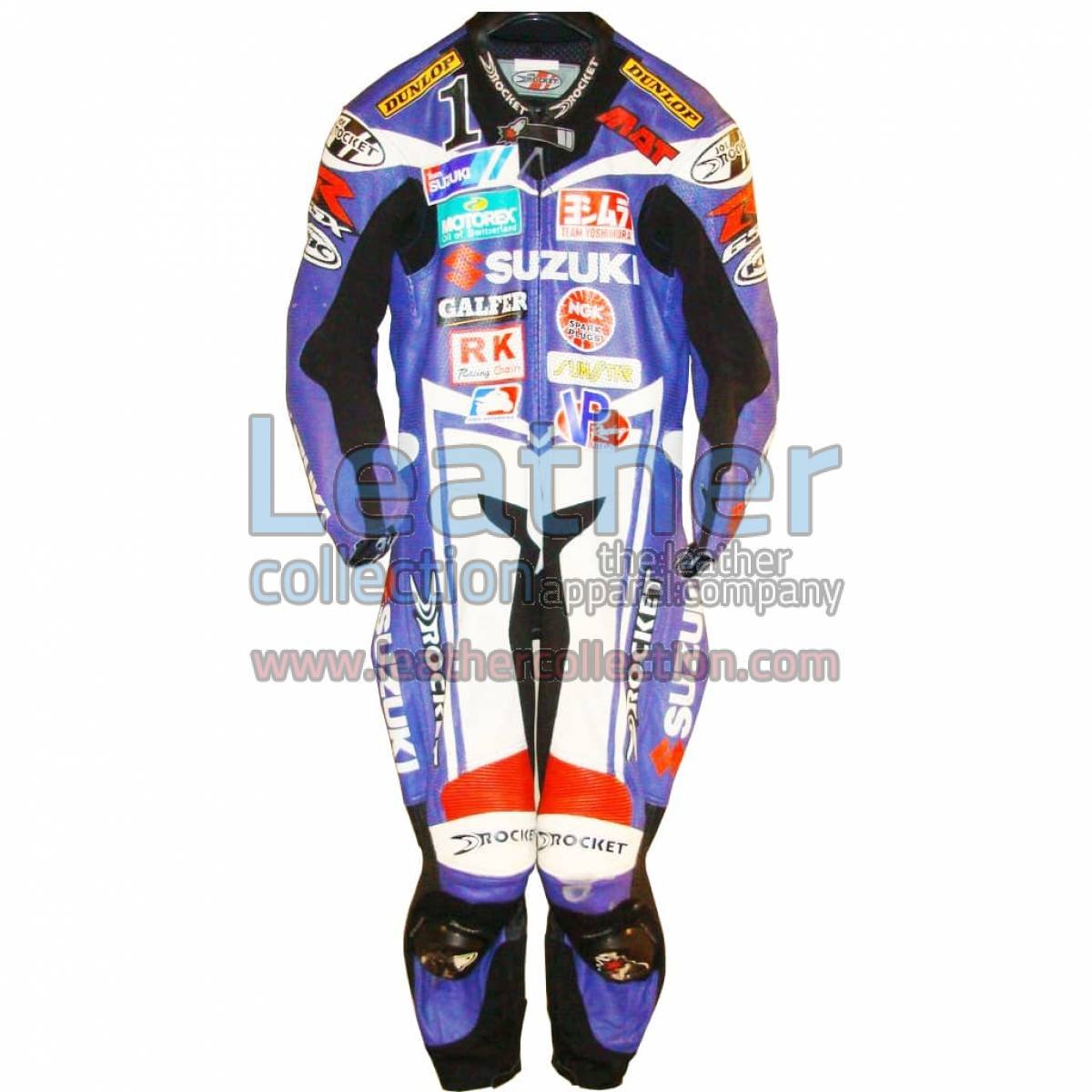 Mat Mladin Suzuki AMA 2005 Leather Suit