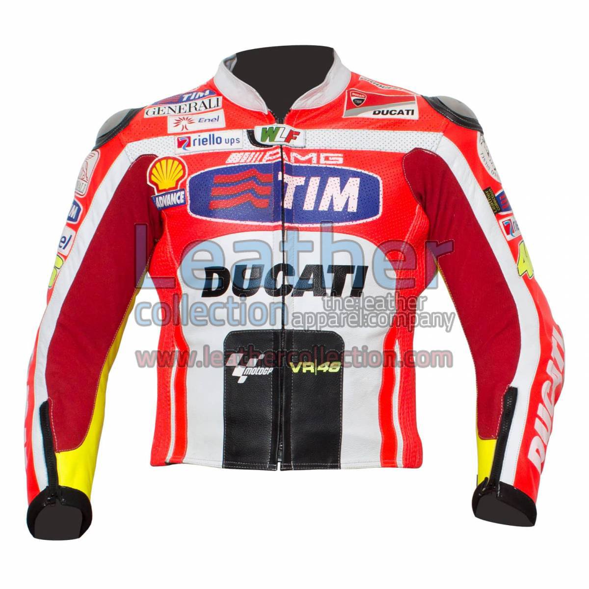 Valentino Rossi Ducati 2011 Leather Jacket