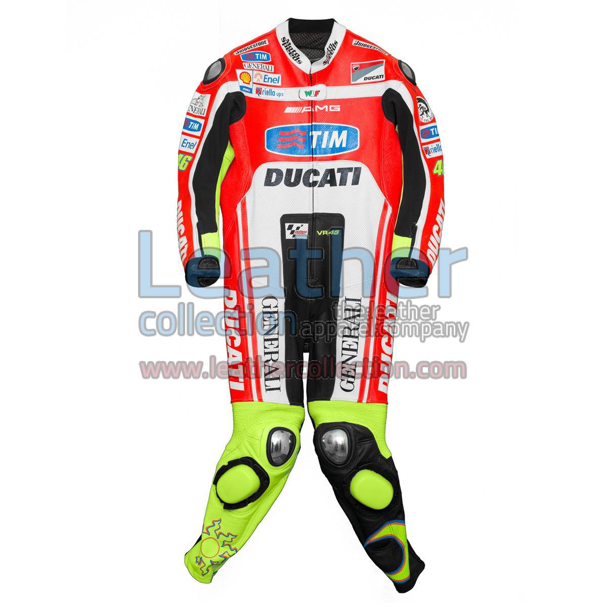 Valentino Rossi Ducati Corse 2012 Leathers