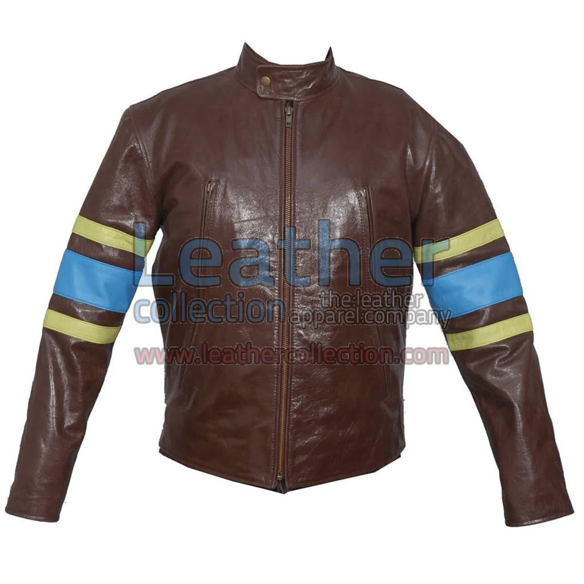 X-MEN Wolverine Origins Biker Leather Jacket