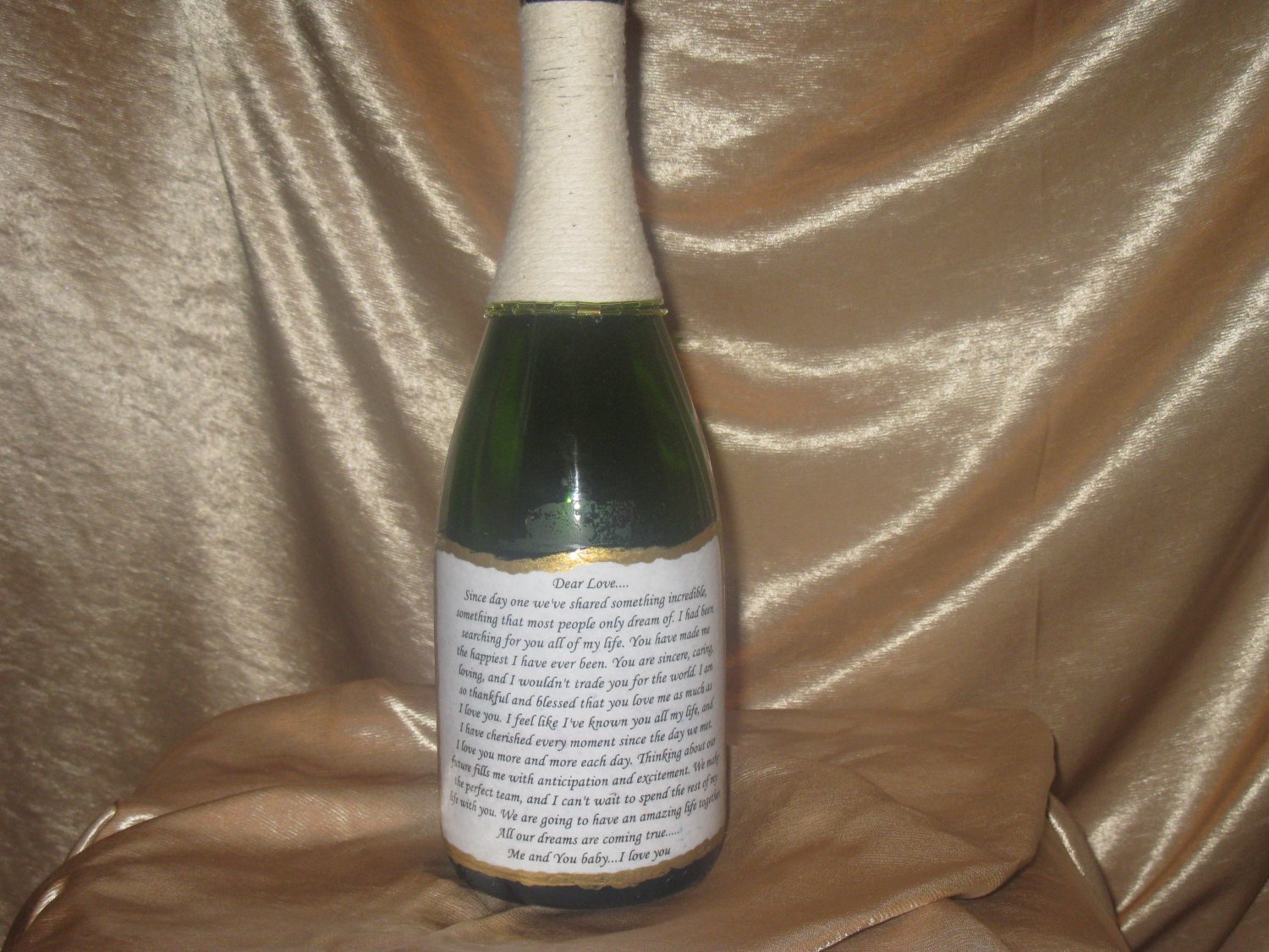 Love Letter Bottle: Incense Holder