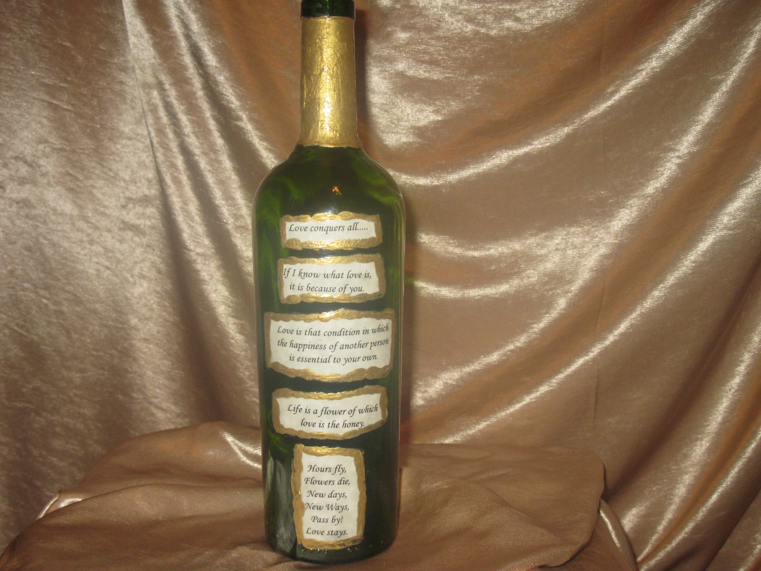 Love Letter Bottle: Incense Holder